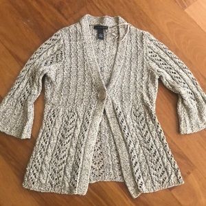 Cardigan sweater, women’s medium.